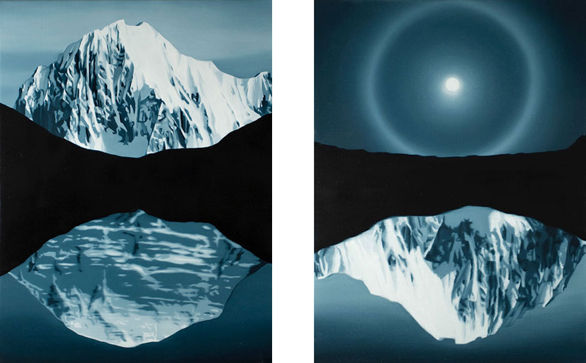 Tony Lloyd - Zenith, 2015 (Left) / Sphere, 2015 (Right)
