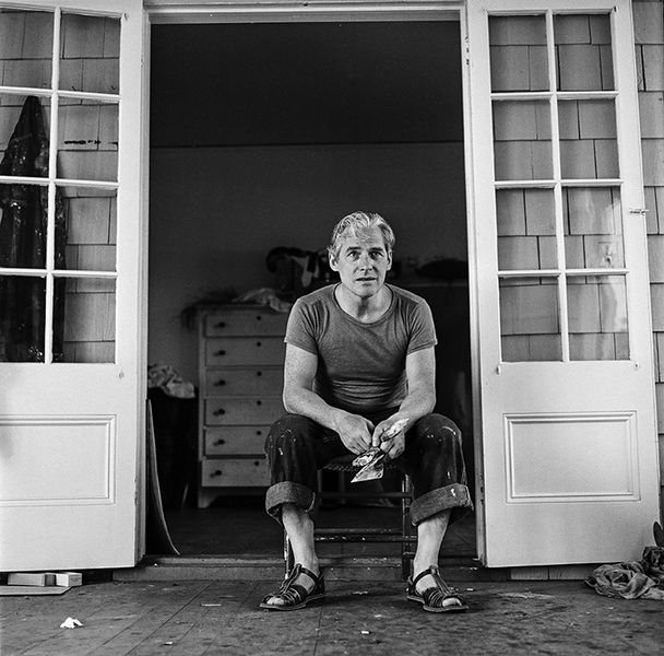 © Tony Vaccaro, William DeKooning, East Hampton, 1953
