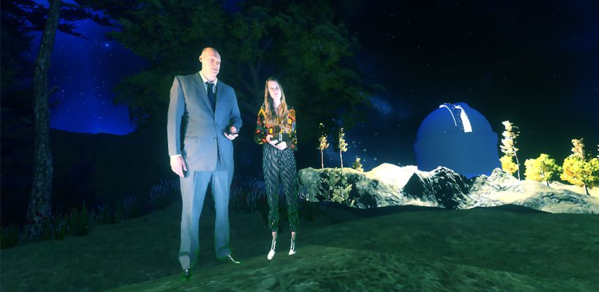 Tony Oursler - Space Men r My Friended, 2016