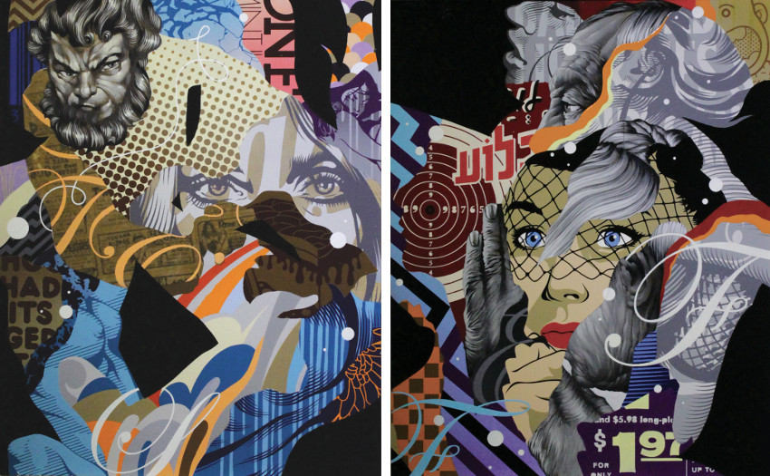 tristan eaton – fight for the crown (left) / freedom from