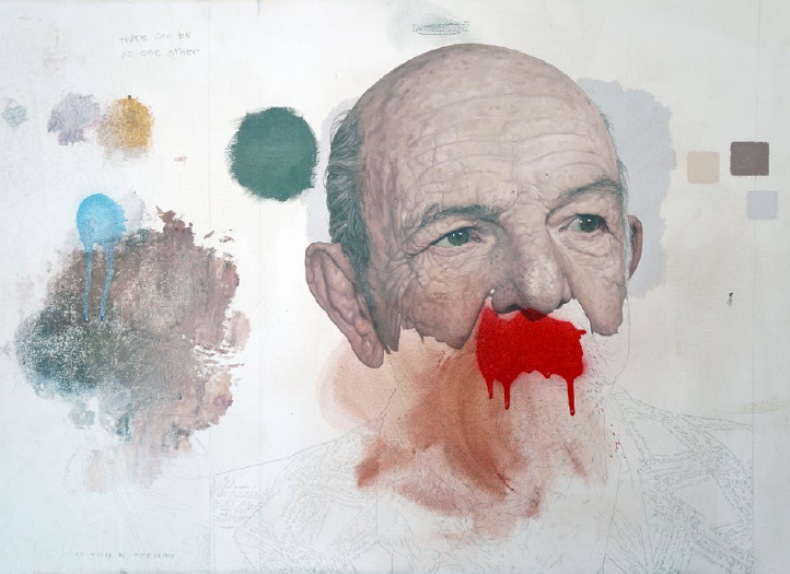 Colin Chillag - Man with Red Moustache, 2014-2015, Oil on Canvas, 18x24 in.