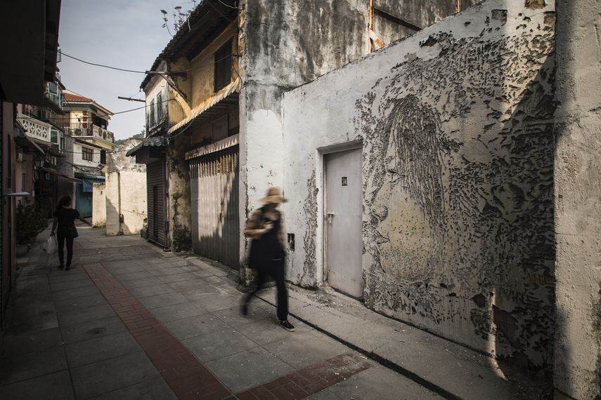 Vhils in Macau