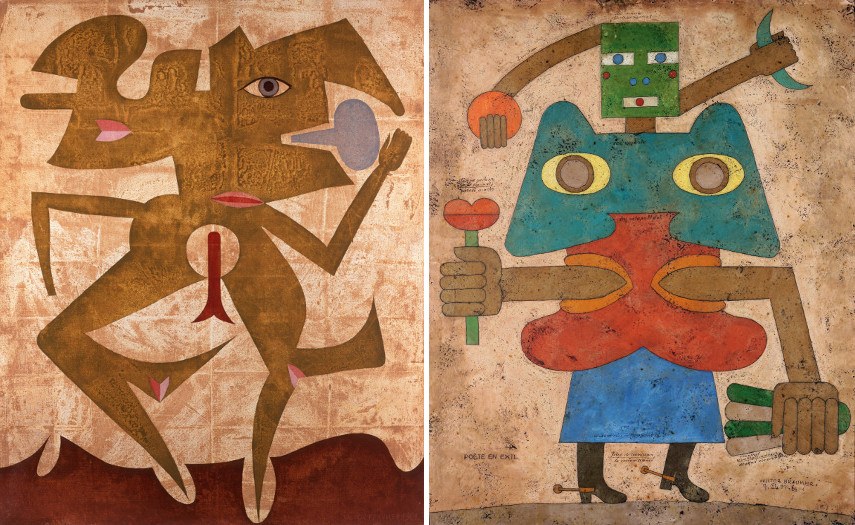 Victor Brauner - Esprit minéral, 1961, Poète en exil, 1946