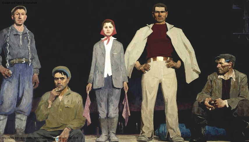 Socialist Realism What Was It All About Widewalls   Viktor Efimovich Popkov The Builders Of Bratsk 1960 