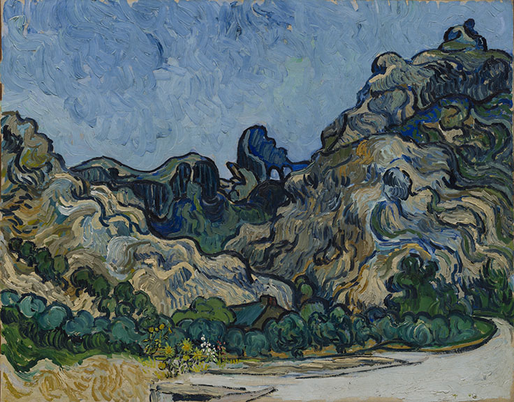 Vincent van Gogh - Mountains at Saint-Remy