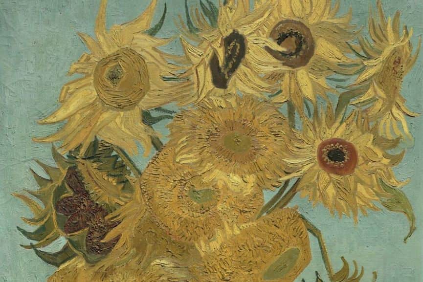 Five Vincent Van Gogh Sunflowers United For The First Time
