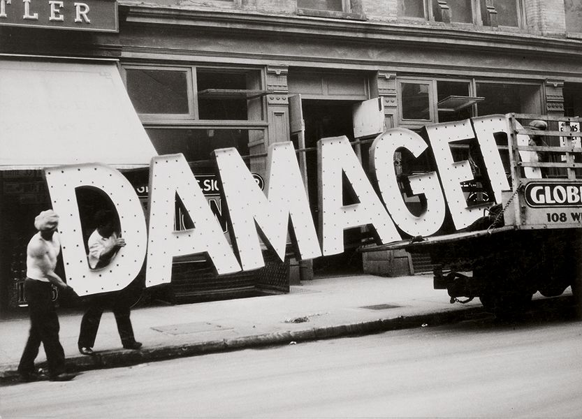Truck and Sign, 1928-30.