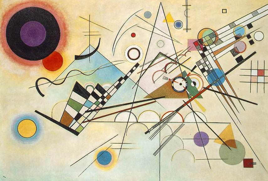 Example Of Rhythm In Art   Wassily Kandinsky Composition VIII. Image Via Wassily Kandinsky.org  