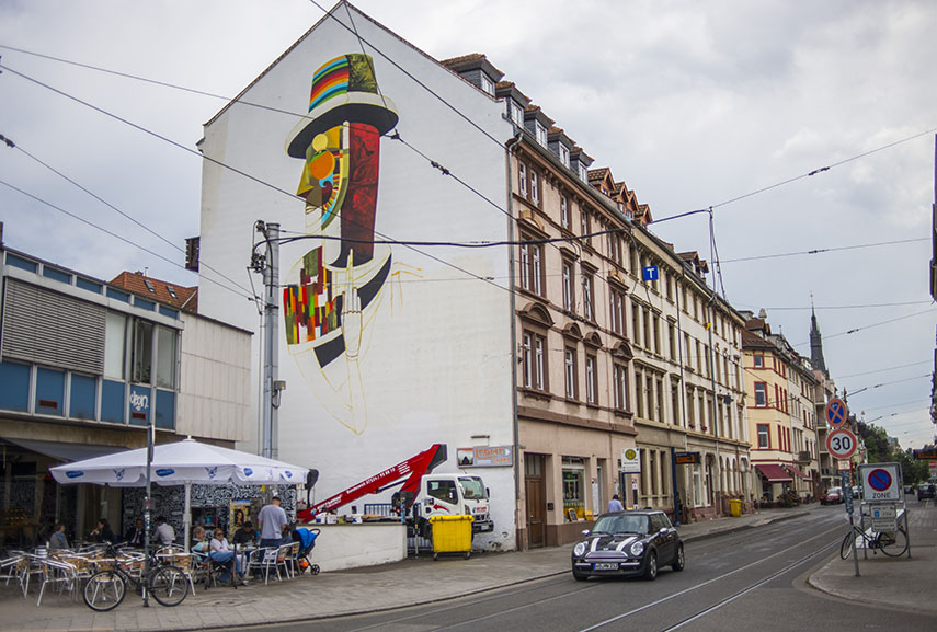Wesr mural for METROPOLINK, heidelberger kunst und künstler videos & logo net