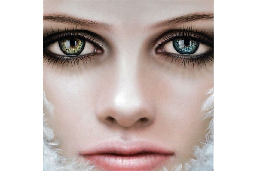 When Under Ether, oil on canvas, machiko edmondson unix gallery new york exhibition