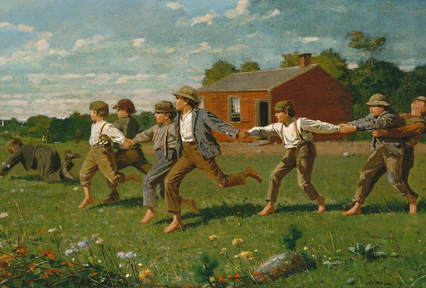 Winslow Homer - Snap the Whip, 1872