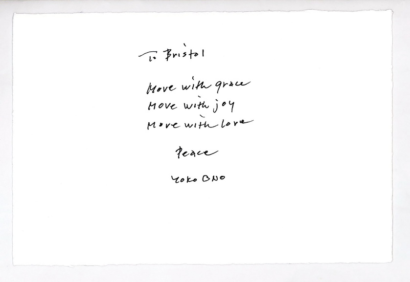Yoko Ono - Peace Message to Bristol