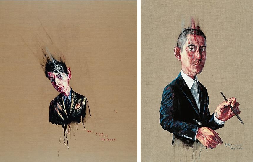 zeng fanzhi paintings