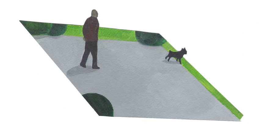 Zhang Wei - Gray Ground, 2018