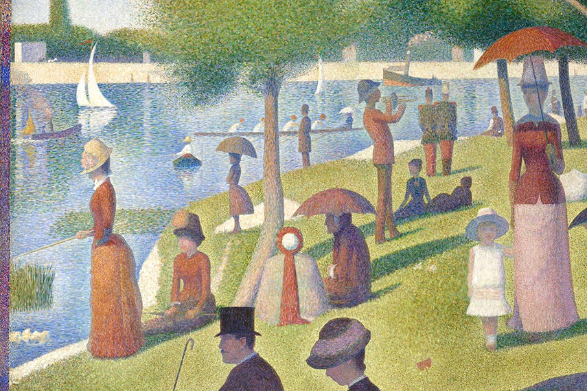 A Sunday Afternoon on the Island of La Grande Jatte - A Study