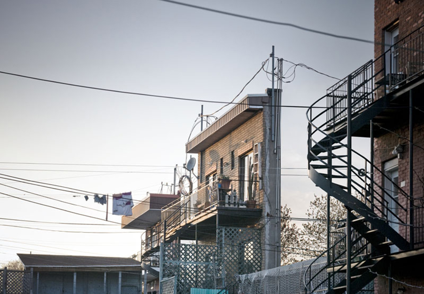 House facade photography