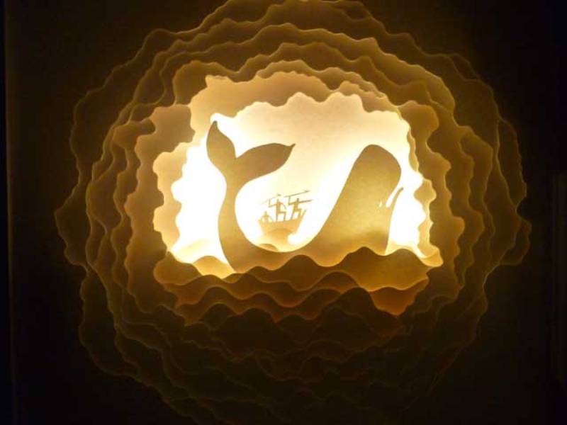 Gorgeous Papercut Light Boxes by Hari & Deepti