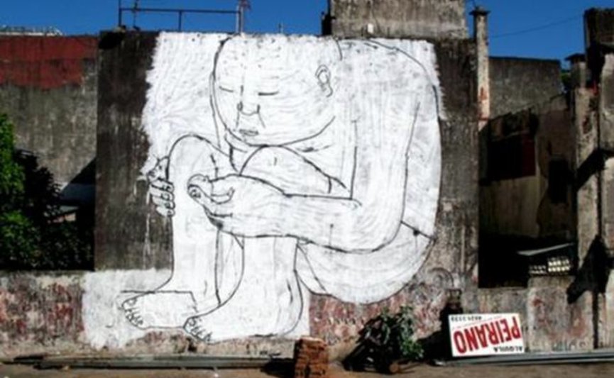 Defining Street Art piece is BLU's artwork