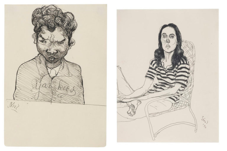 Alice Neel Drawings and Watercolors Widewalls