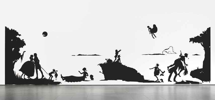 Paper, overall: 13 x 50′ (396.2 x 1524 cm). The Museum of Modern Art, New York. Gift of The Speyer Family Foundation in honor of Marie-Josée Kravis, 2007 © 2015 Kara Walker
